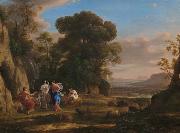 Claude Lorrain The Judgment of Paris oil painting on canvas
